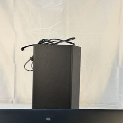 JBL Home Theater System Soundbar Subwoofer Black Plastic Rectangular Design