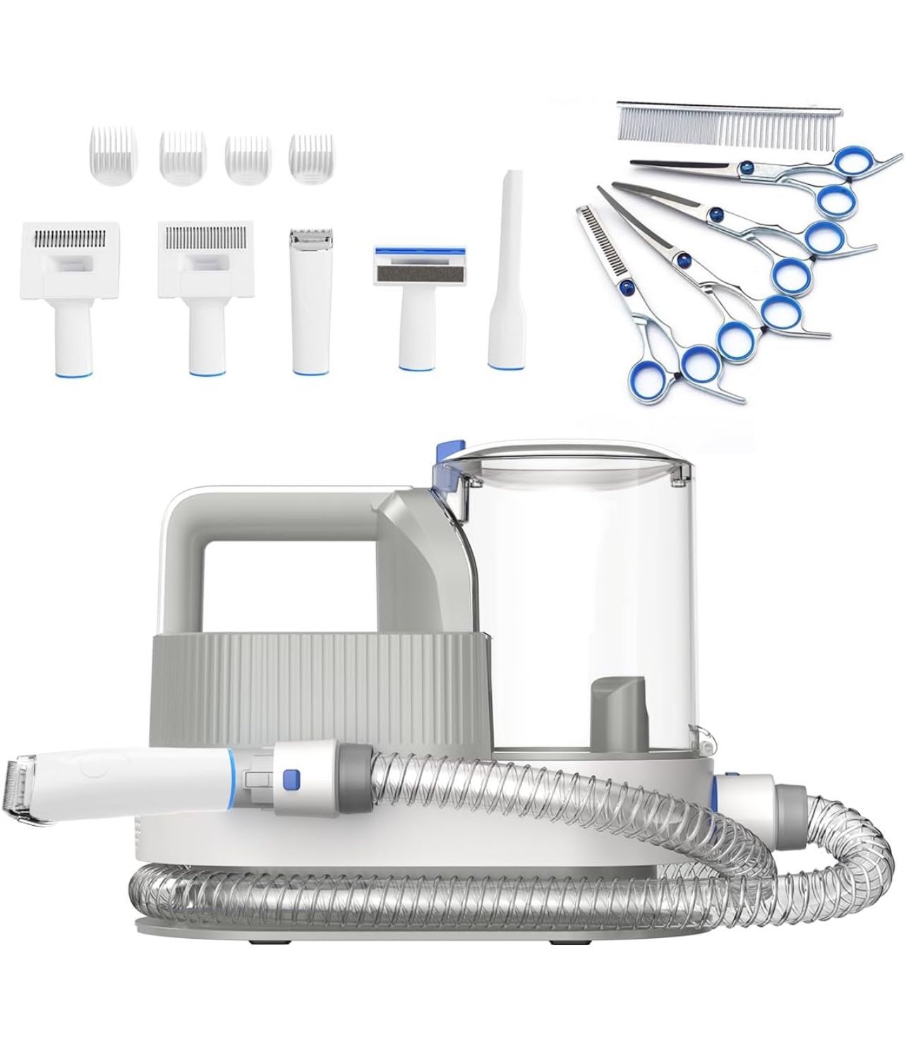 NEW IN BOX - Pet Grooming Vacuum Set - With Attachments - Low Noise