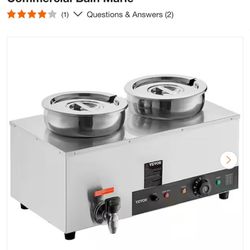 VEVOR Electric Soup Warmer Dual 7.4 qt. $75