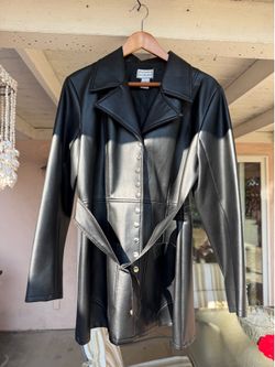 Leather jacket (faux)