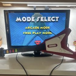 Retro 2009 Guitar Game Bundle - Plug & Play + Flat Screen TV $60 