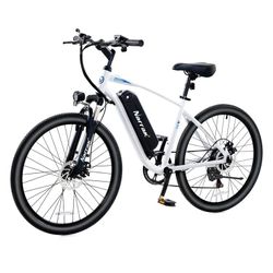 Narrak Electric Mountain Bike for Adults 26" Step-Over Commuting Ebike for Men Women with Peak Power 540W