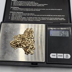 Solid 14kt Gold Cuban Curb Link Chain Cadena Cuban De Oro Solido 14k