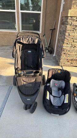 Chicco Stoller Car Seats 3pic Set