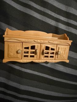 Sylvanian Families Calico Critters Furniture Livingroom Cabinet Unit Doors Work
