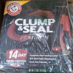 Clump n Seal Cat litter 37 pounds 