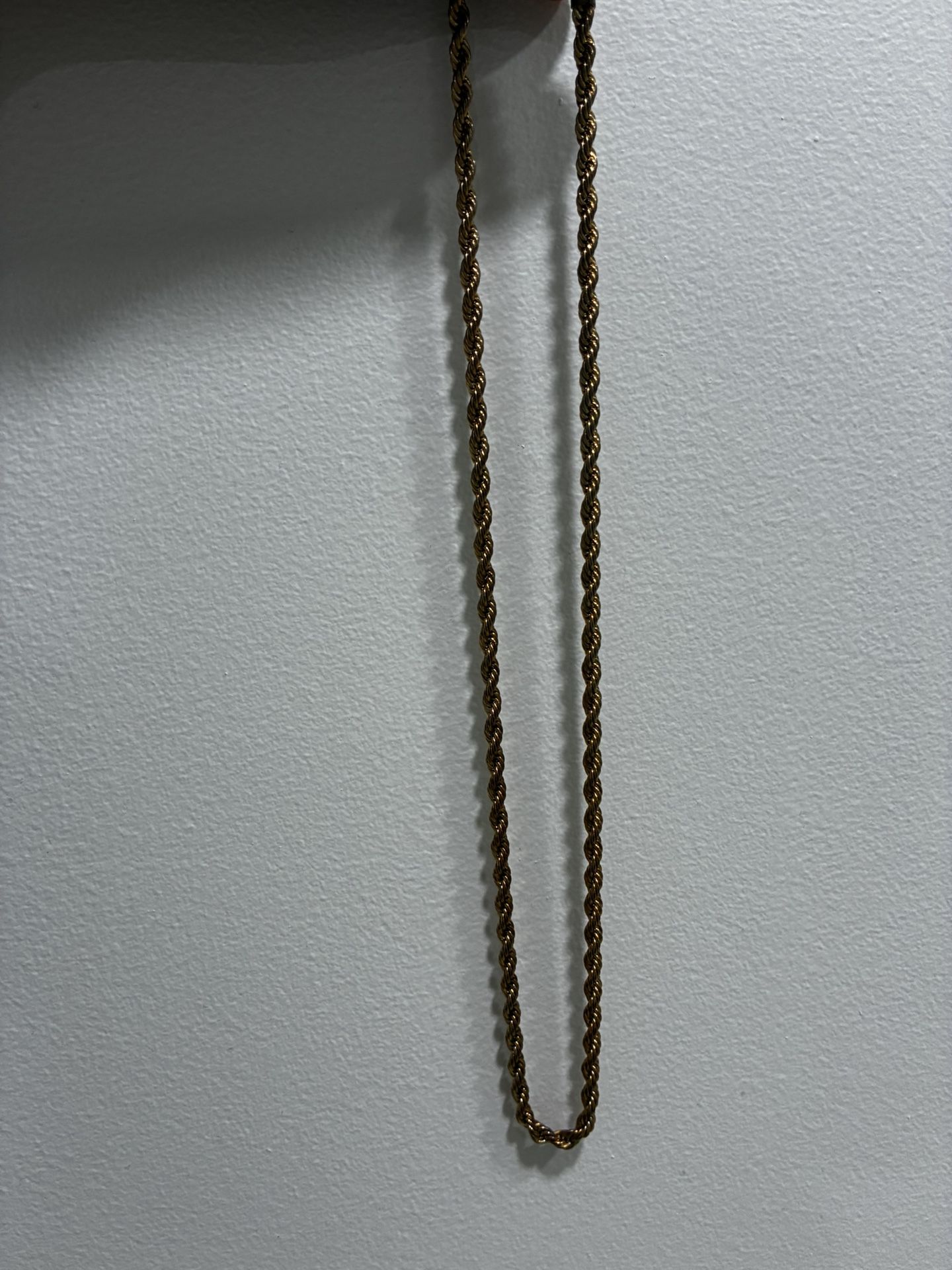 14k Yellow Gold Rope Chain