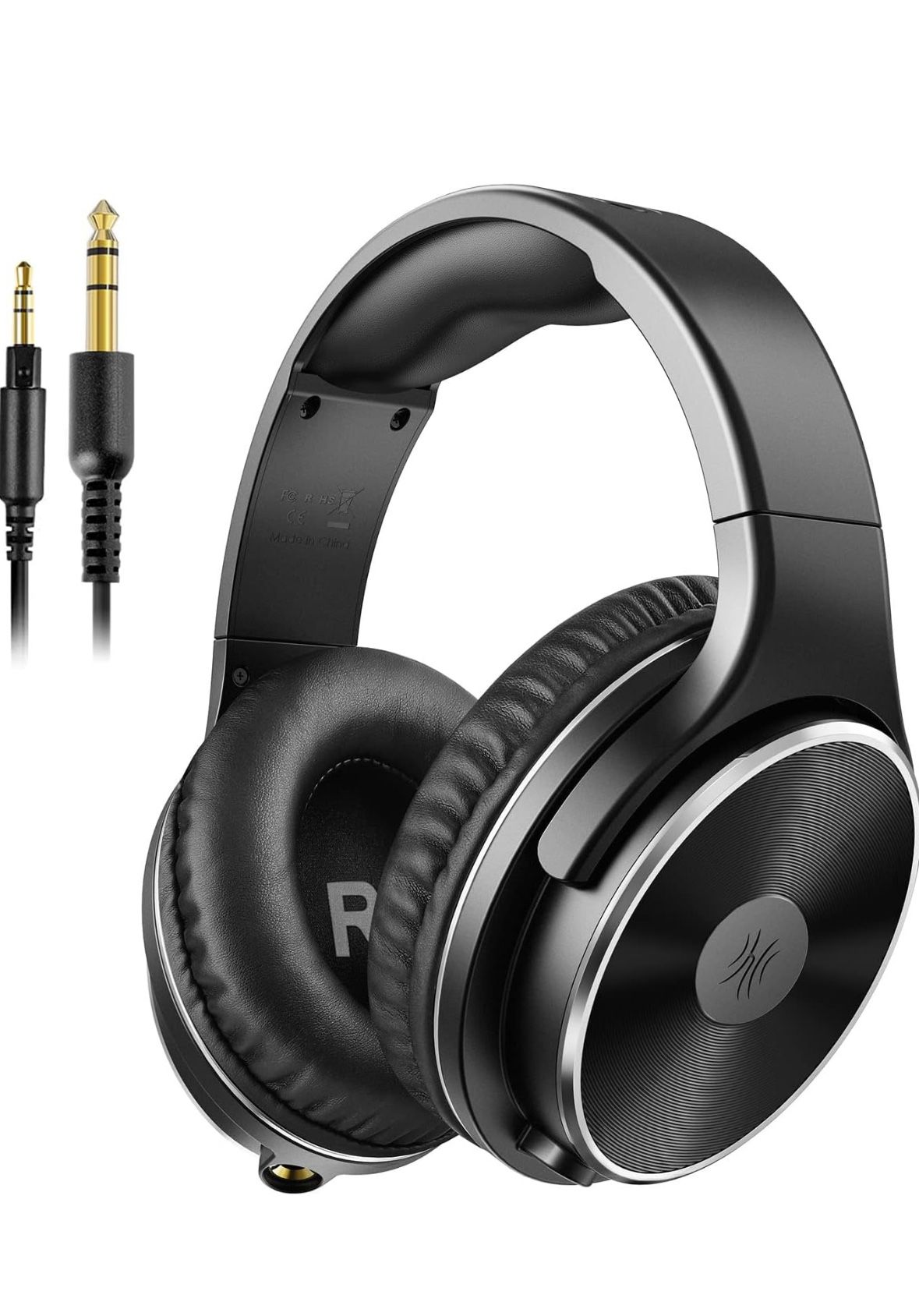 OneOdio Wired Headphones - Over Ear Headphones with Noise Isolation Dual Jack Professional Studio Monitor