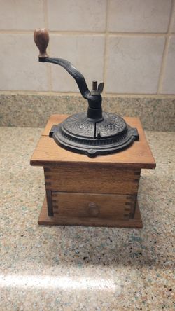 Vintage Wooden Coffee Grinder