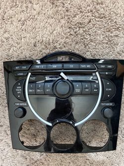 Mazda RX8 stereo faceplate