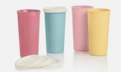 Vasos Tupperware $15.00 nuevos