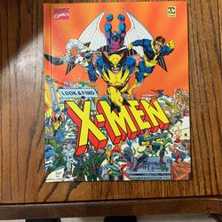 X-Men Vintage Marvel Comics Book Hardcover 1992 Search & Find