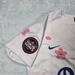 Women's Dodgers Shohei Ohtani #17 Takashi Murakami Cherry Blossom Tokyo Series 2025 Jersey Size L
