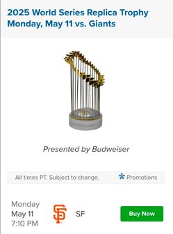 Dodgers 2025 Trophy
