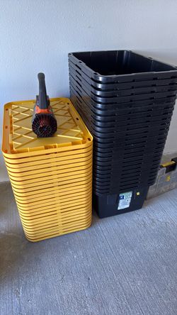 Costco 27 gallon black bins