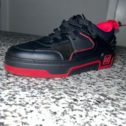 Red Bottom Sneakers Louboutin Astroloubi Flat Size 42