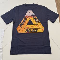 PALACE TRI-LAGER T-SHIRT NAVY Sz SMALL DS