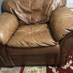 Leather All Around Chair 