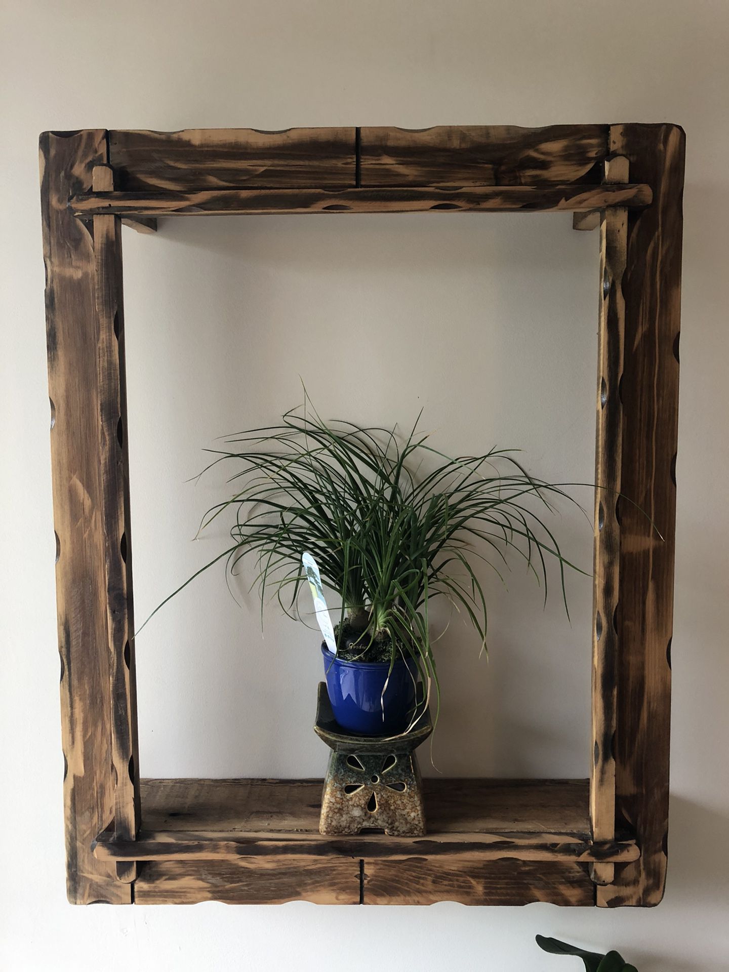 Reclaimed wood frame