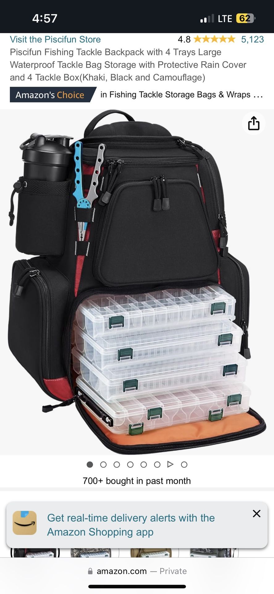 Fishing Tackle Backpack