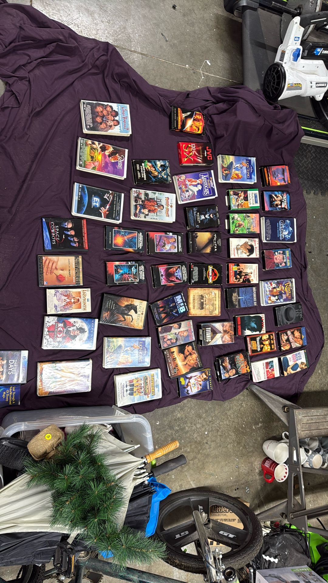 VHS And DVDs For Sale