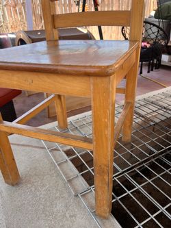 Wooden Teacher Chair