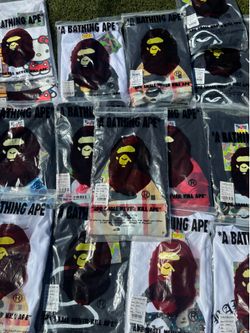 Bape Burberry shirt size medium, brand new.