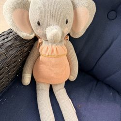 cuddle + kind Knit Elephant Doll