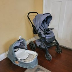 Nuna Mixx Next Stroller & New  Uppbaby Vista V2 Bassinet