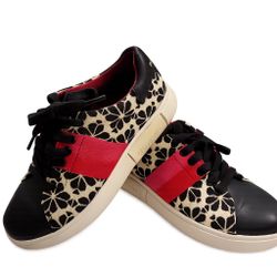 Kate Spade New York Flower Jacquard Keswick 2 Casual Sneakers Shoes Wmn