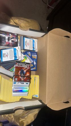 Pokémon cards, NBA players football players cards and legends