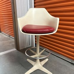 Vintage Mcm Burke Bar Stool/chair