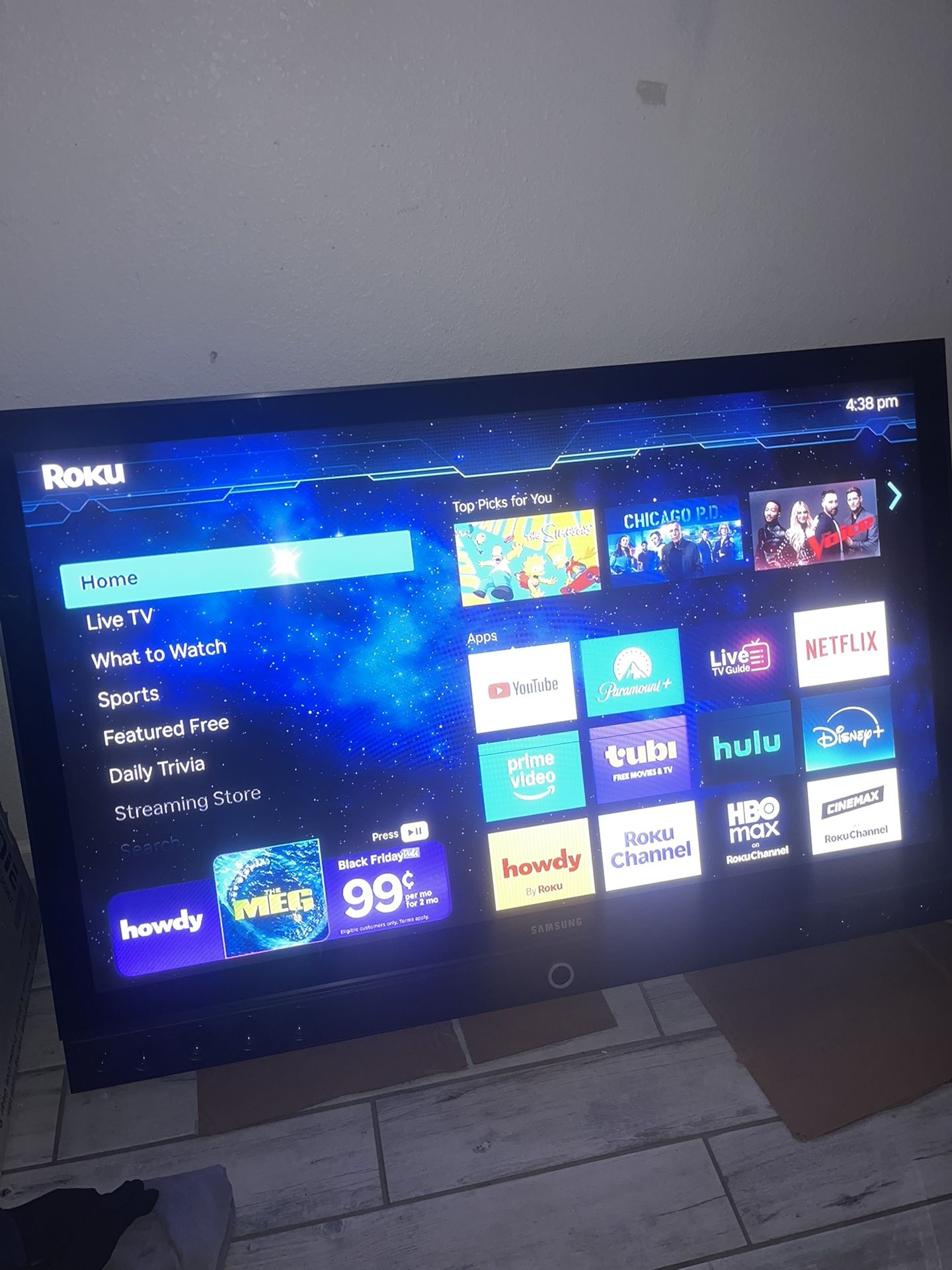Samsung 63” TV