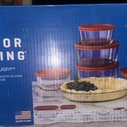 Anchor Hocking Essentials' + SnugFit™ 20-Piece Glass Bake and Store Set