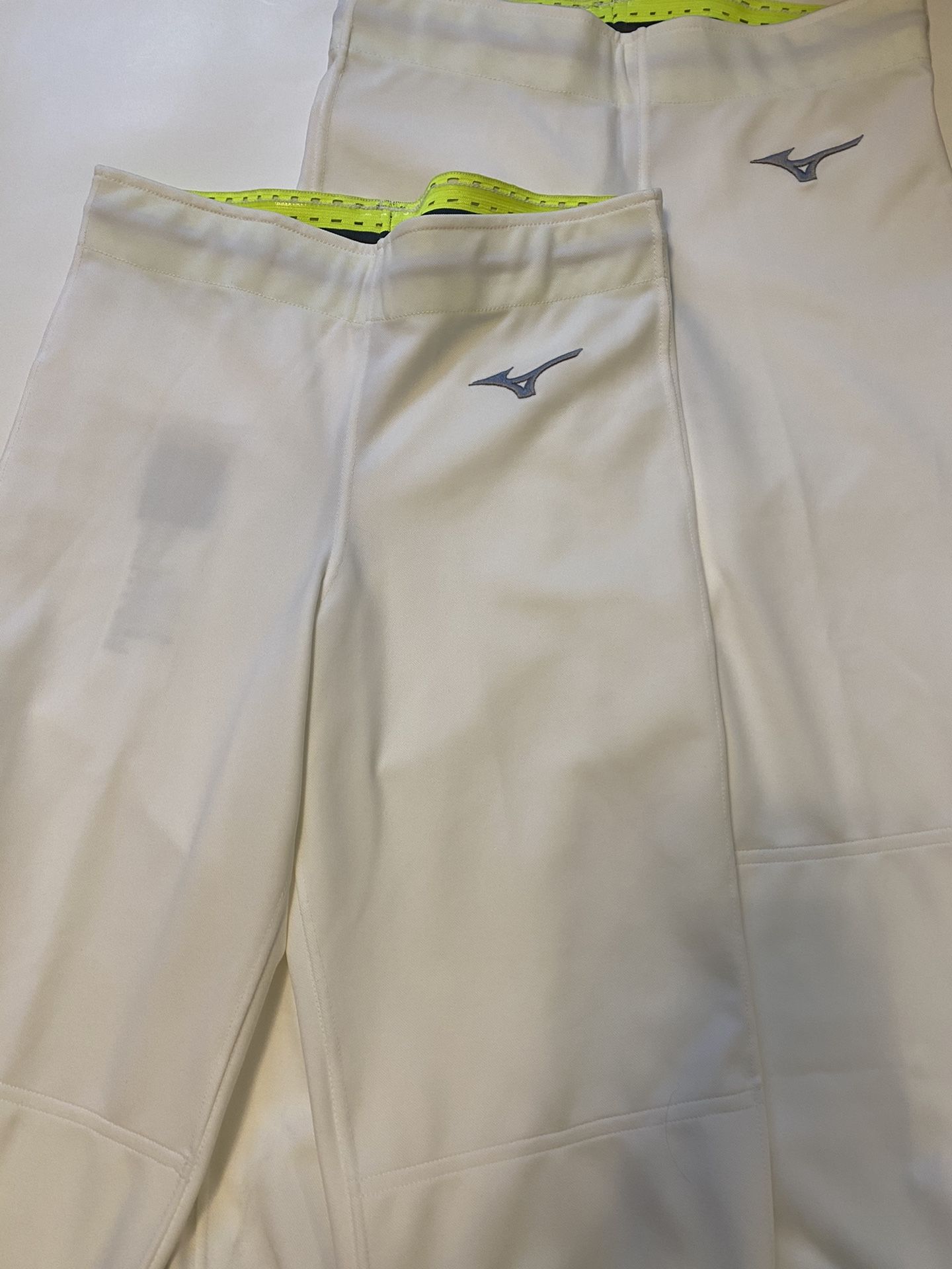 White Mizuno Softball Pants
