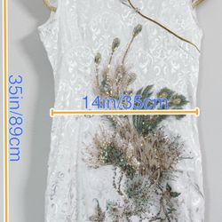 White Embroidered Dress