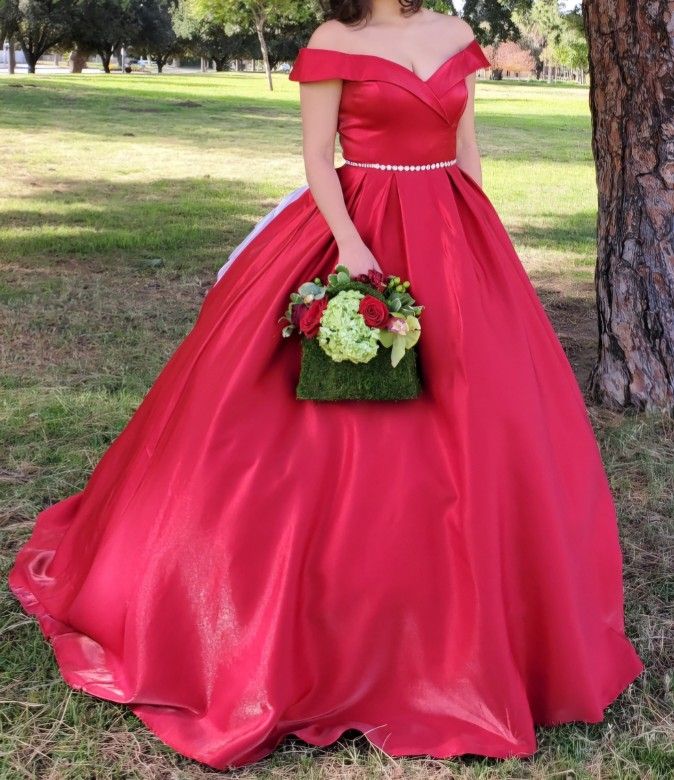 Red Gown Dress