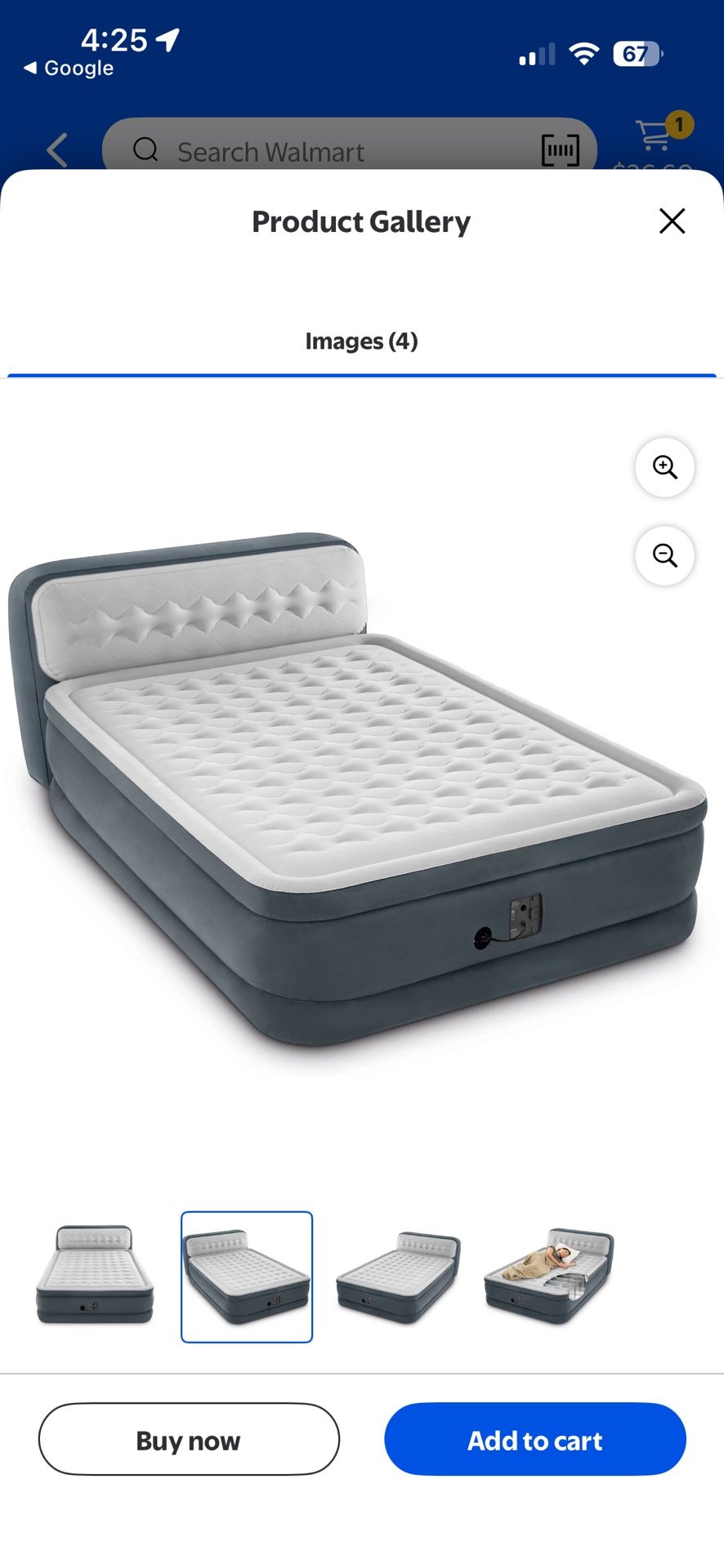 Intex Queen Blow Up Mattress