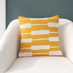 Boho Design Yellow & White Pillows