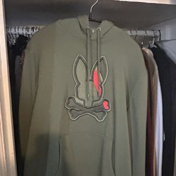 PSYCHO BUNNY GREEN HOODIE 2