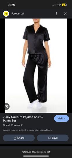 Juicy Couture Satin Pajama Set