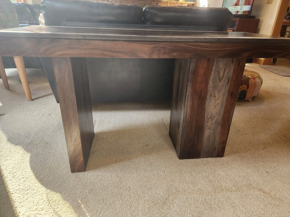 MAKE OFFER - Beautiful Wood Sofa Table 