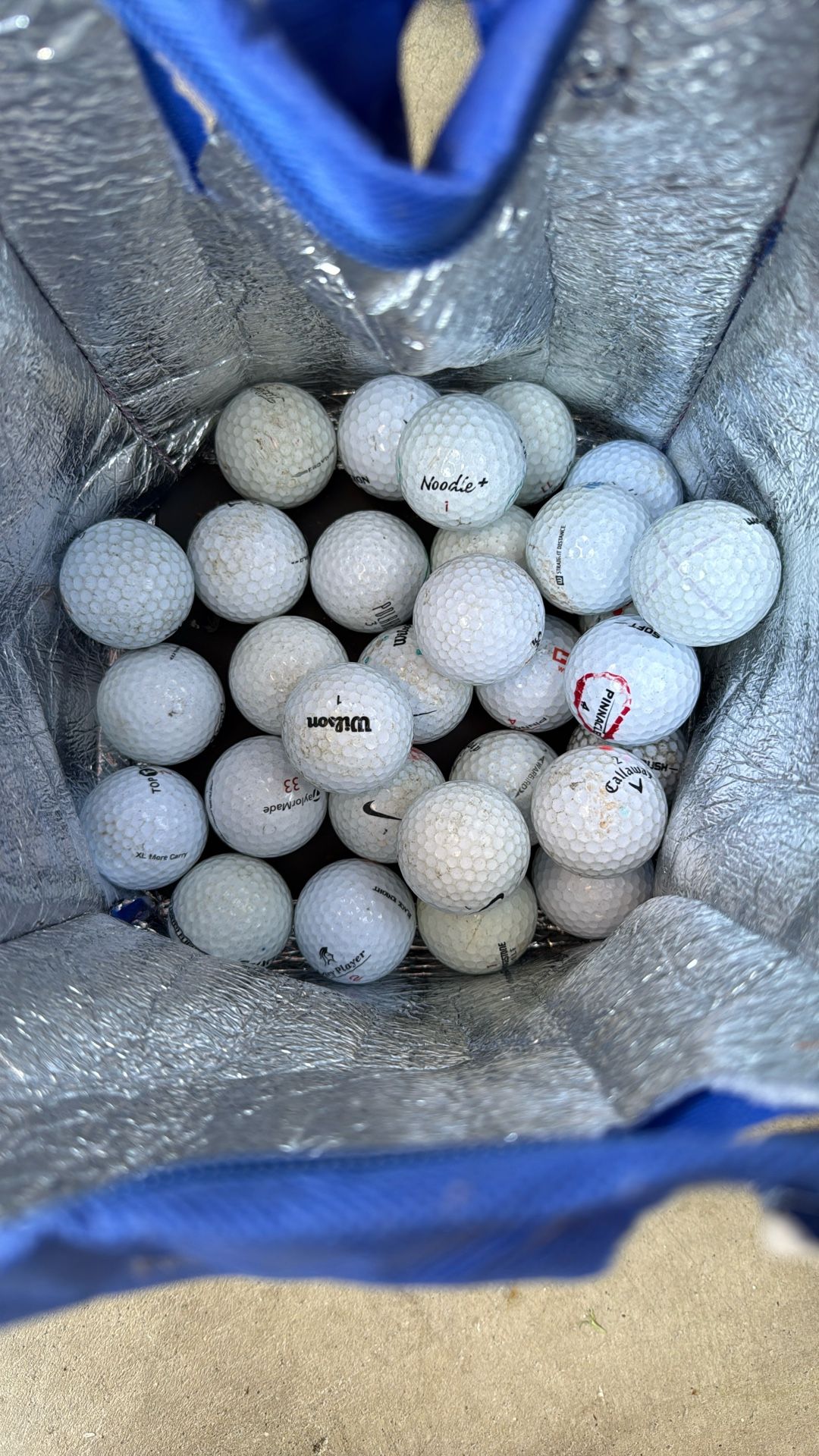 30 golf balls