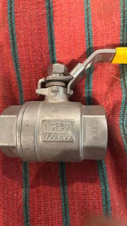1” and 2” stainless ball valves