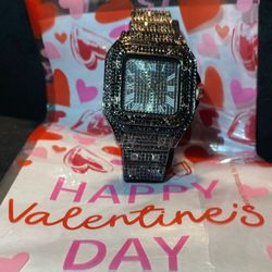 Black Ice Lab Stones Unisex For The King Or The Queen Resize Fit valentines gift