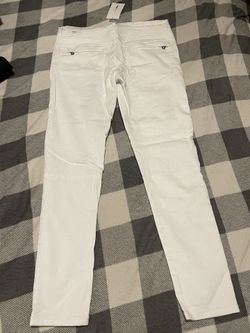 White Moto Skinny Jeans