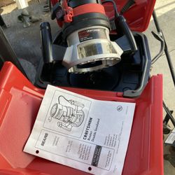 Craftsman Router, Router Table, Case, Bits