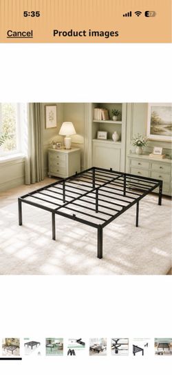 New queen bed frame