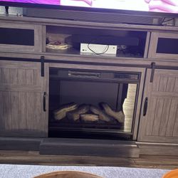 Fire Place Tv Stand 