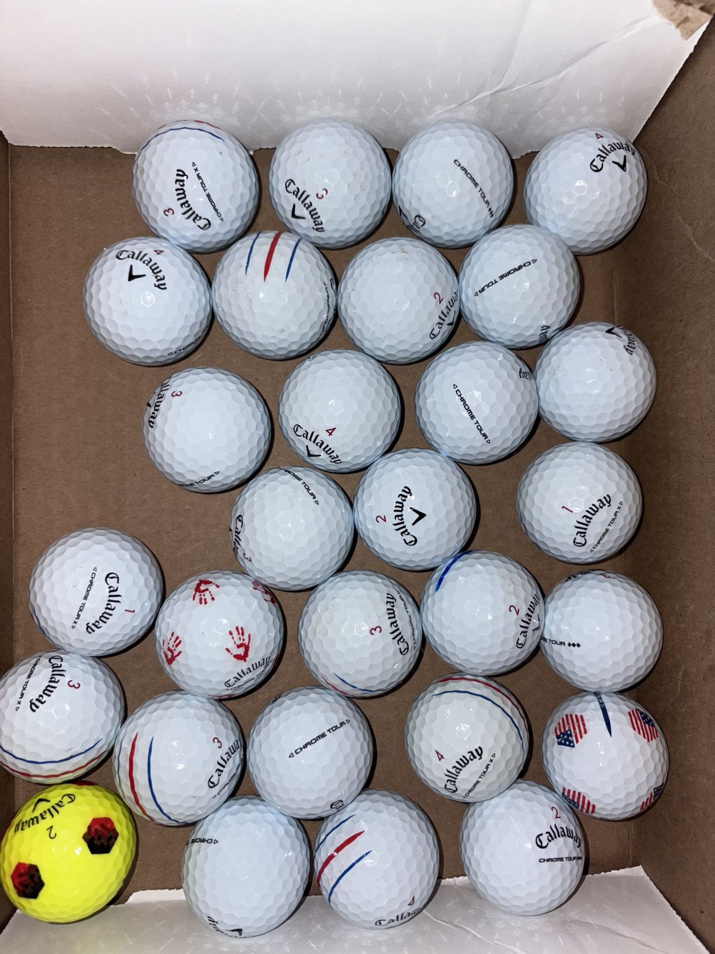 29 Chrome Tour Golf Balls